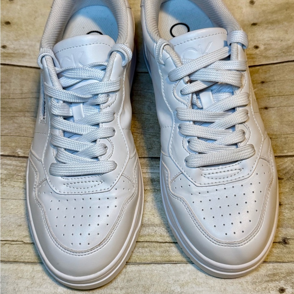 Calvin Klein Women’s  White Rhean Sneakers - Size 9